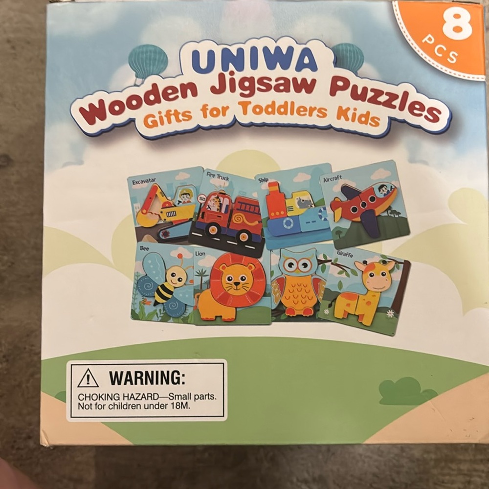 UNOPENED wooden Jigsaw Puzzles